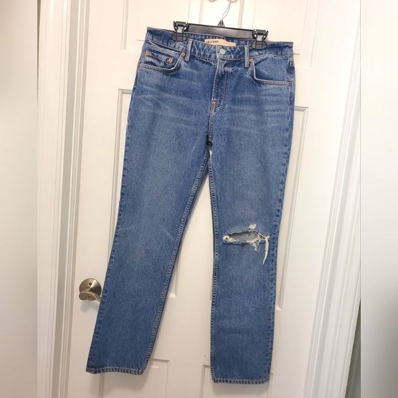 GRLFRND "The Kate" Blue Jeans Size 27, 100% Cotton, Casual - Picture 1 of 10